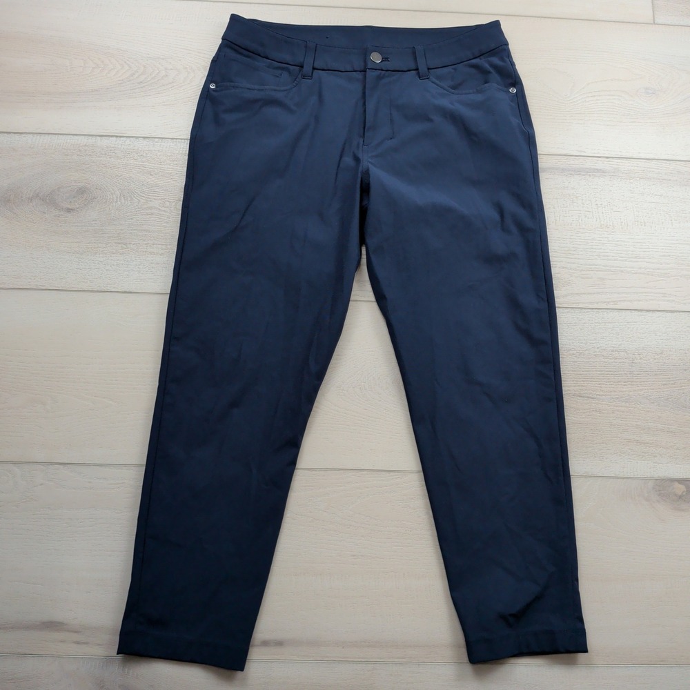 Lululemon ABC Slim Fit Pant Mens 31 Navy Blue Warpstreme Chino 31x26 M5AQQS